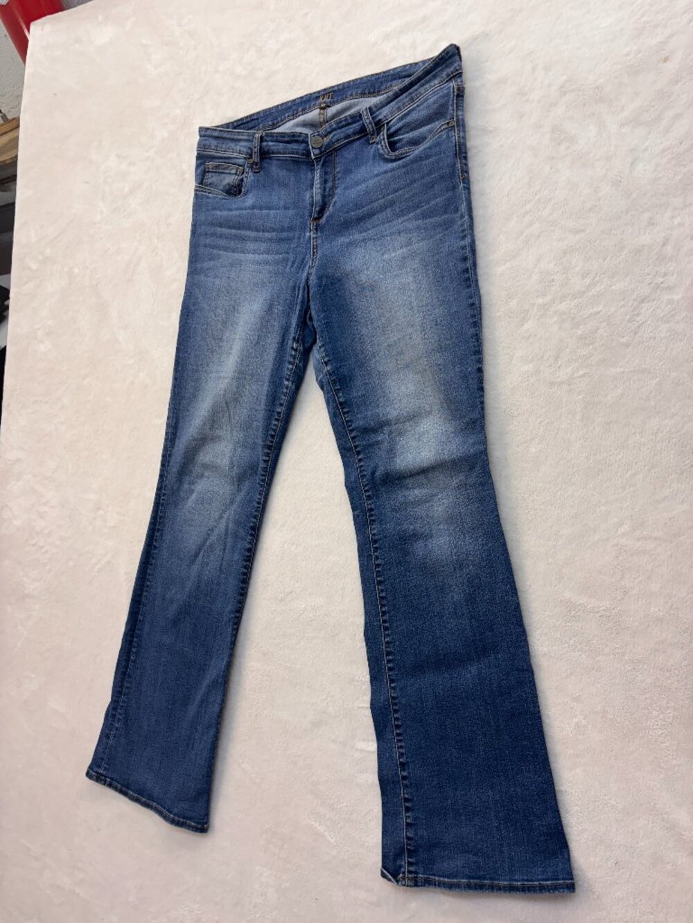 KUT Women's Blue "Baby Bootcut" Jeans --- Size: 14S --- Great Condition!!